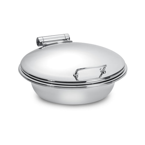 Park Avenue 6 Quart Round Chafing Dish w/ Hinged Lid, XYLO Copper Finish