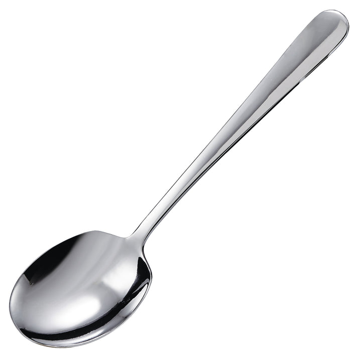 Serving Spoon, 8-5/8", round edge, stainless steel