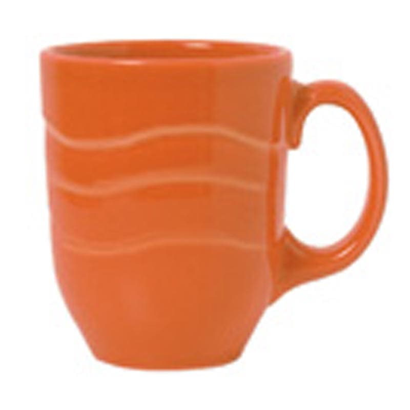 Cantina 11 oz. Cayenne Mug Carved Pattern