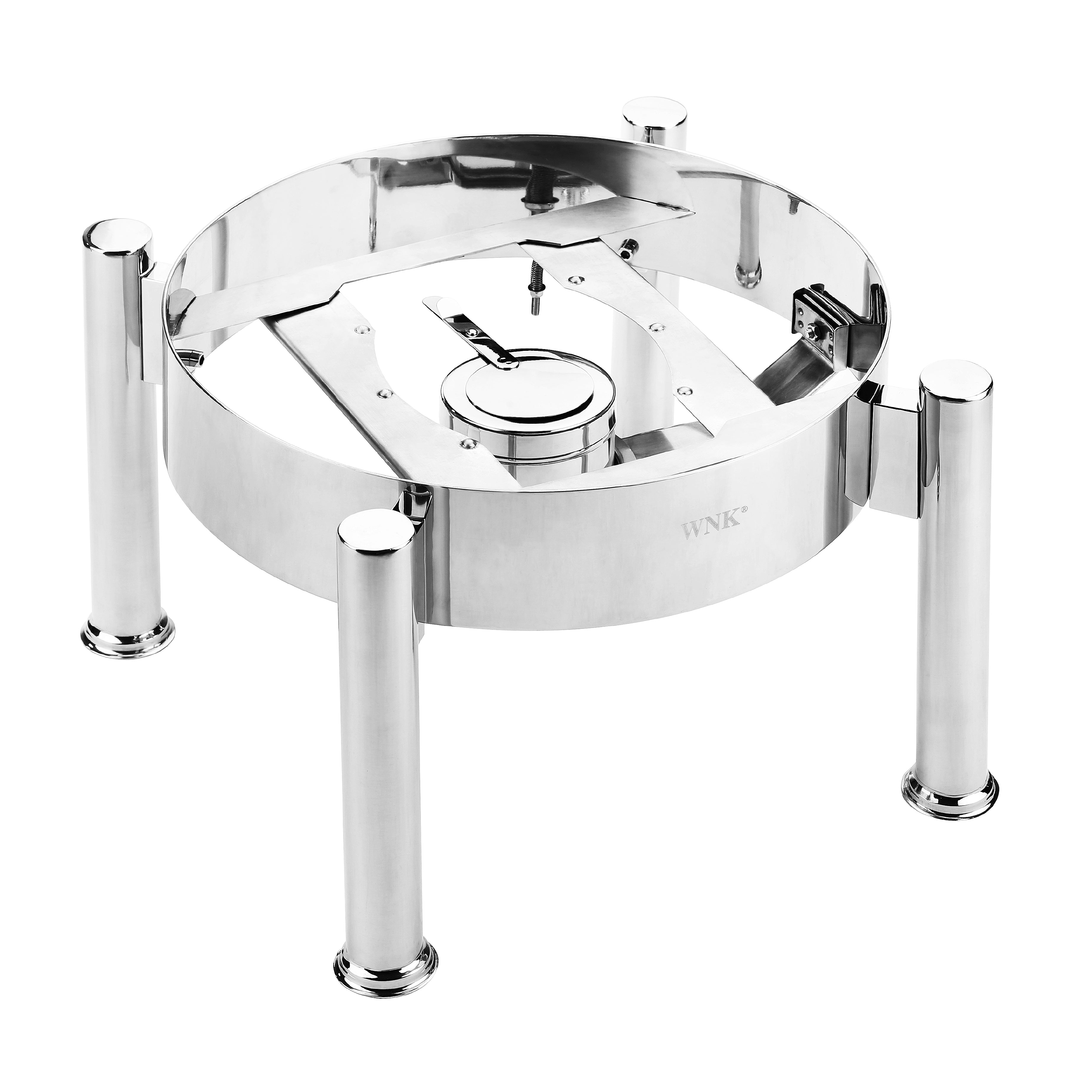Round Stackable Stand W/Fuel Holder L 13.375" W 14.75" Diva Chafer