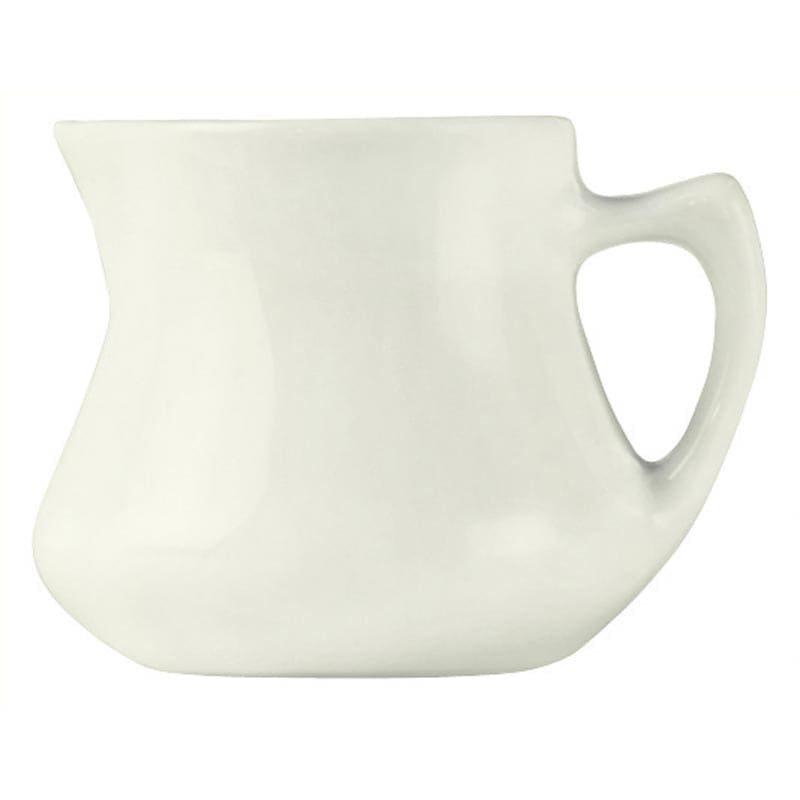 Porcelana 4-1/2 oz. Creamer, Bright White