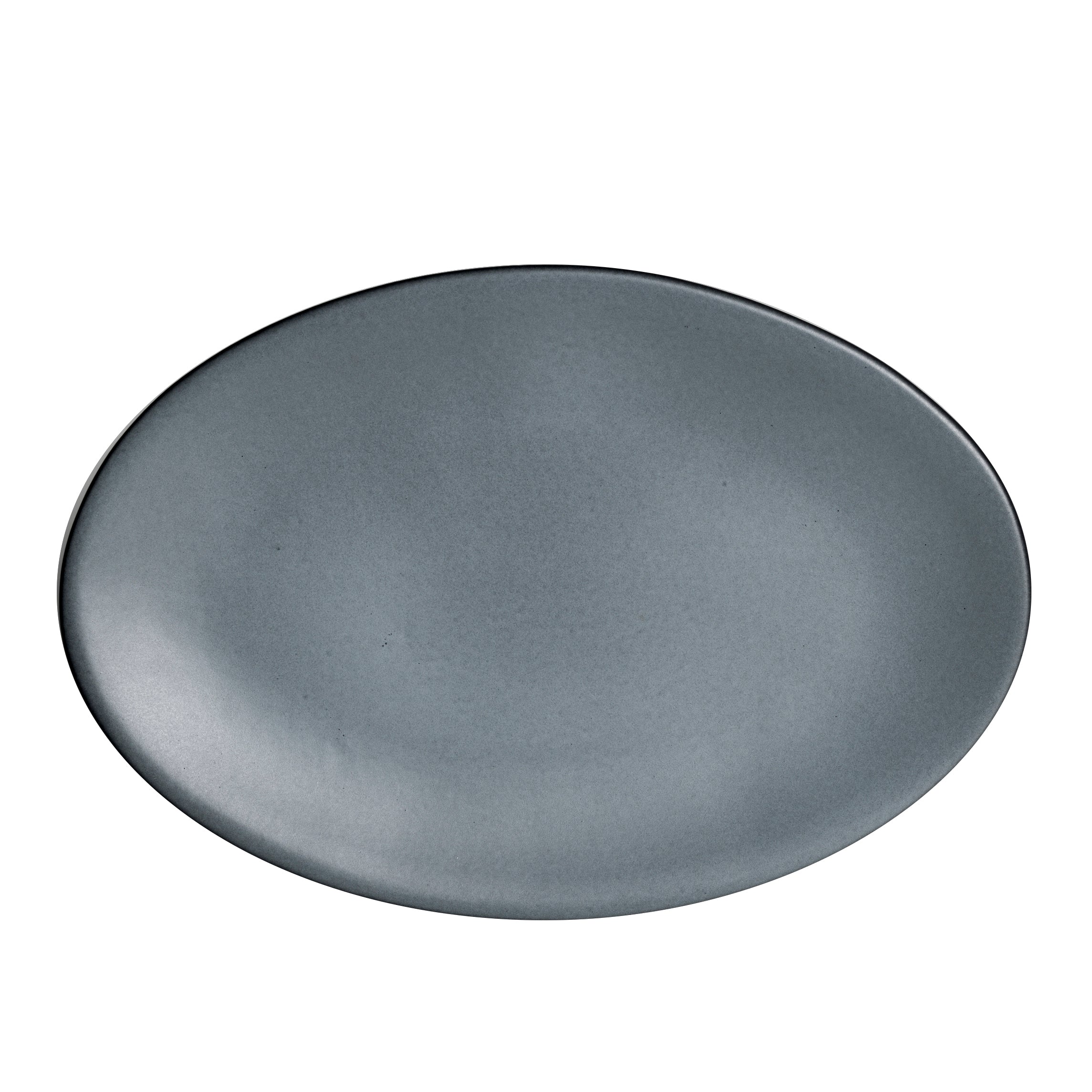 Oval Platter L 8.0" W 6.0" Denali Matte Gr