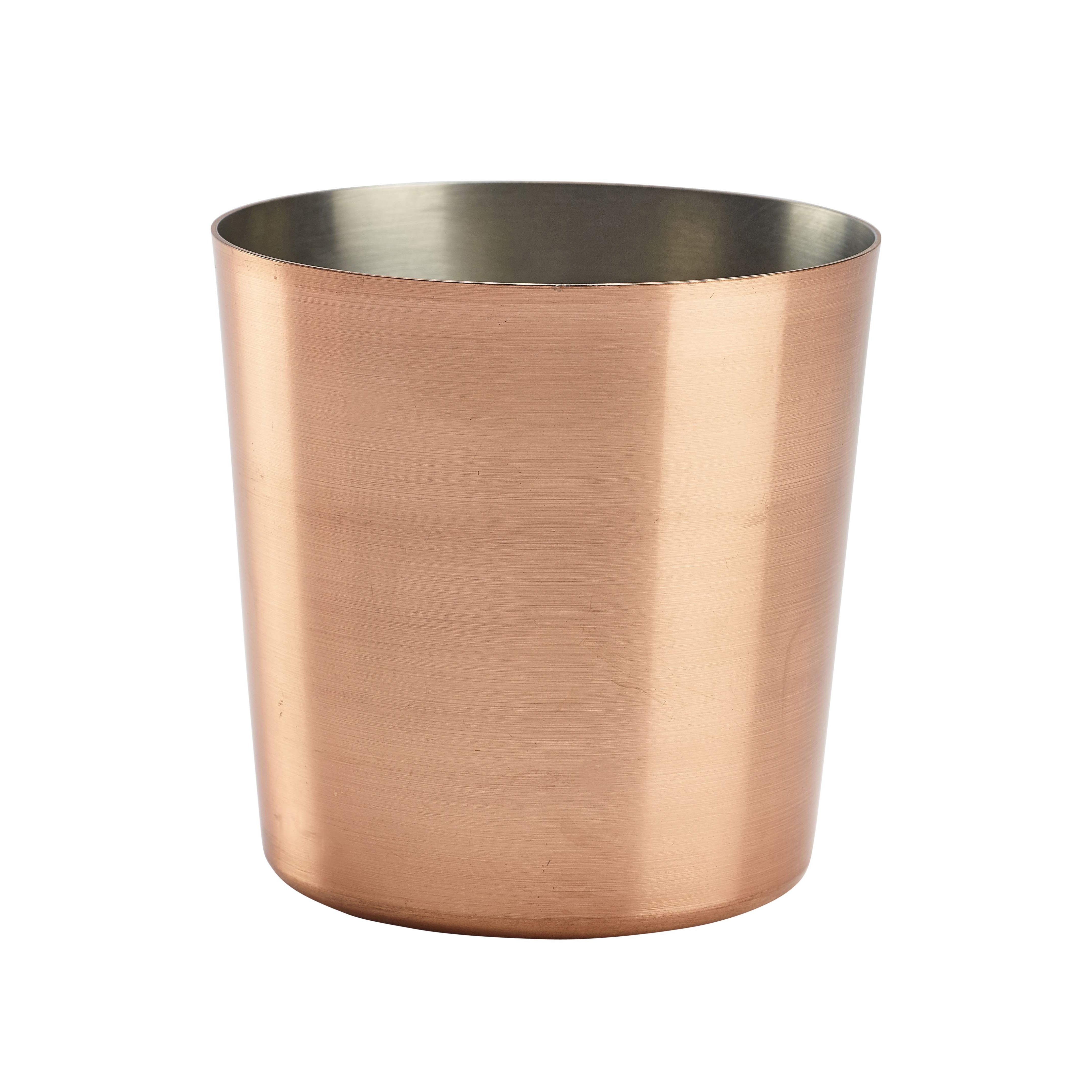 Serving Cup L 3.5" W 3.5" (12.75 Oz) Gw Copper