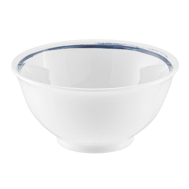 Shabby Chic Bowl, 10.125 oz., Dark Blue with Ornaments