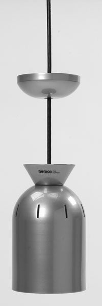 Single Bulb Ceiling Mount Heat Lamp, 4 ft. tube - 250W, 120V