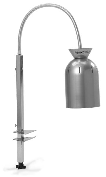 Single Bulb Adjustable 3' Gooseneck Heat Lamp - 250W, 120V