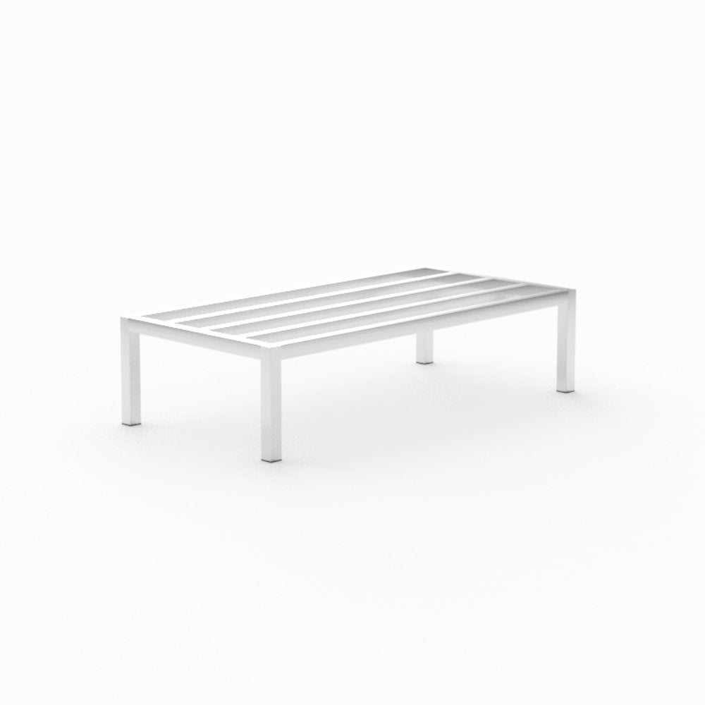 New Age Aluminum 48" x 24" x 12" Aluminum Dunnage Rack, 2000 lb Capacity