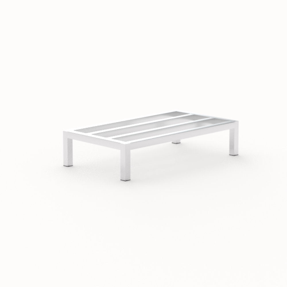 New Age Aluminum 36" x 20" x 8" Aluminum Dunnage Rack, 2000 lb Capacity