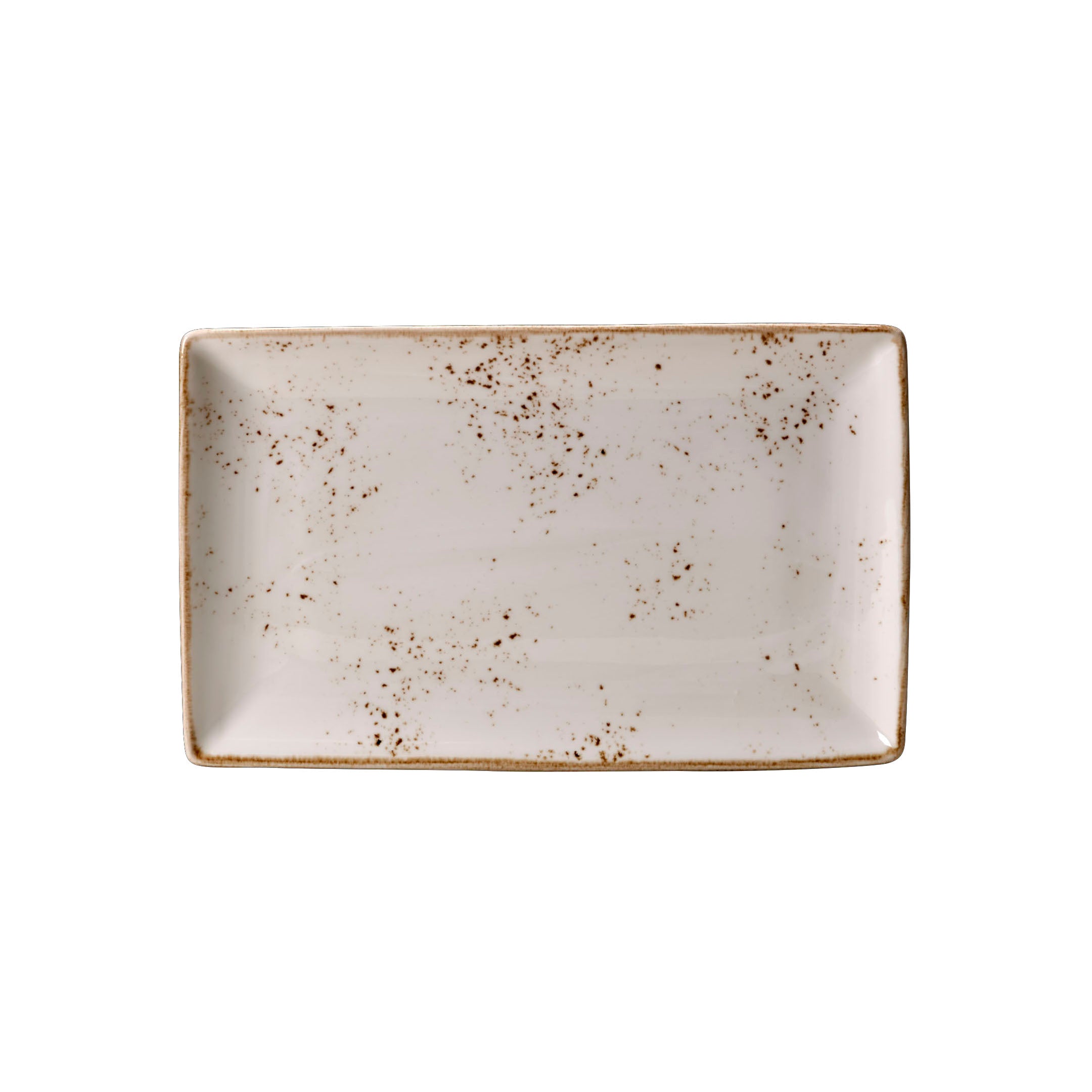Rectangle Platter L 10.625" W 6.5" Craft White