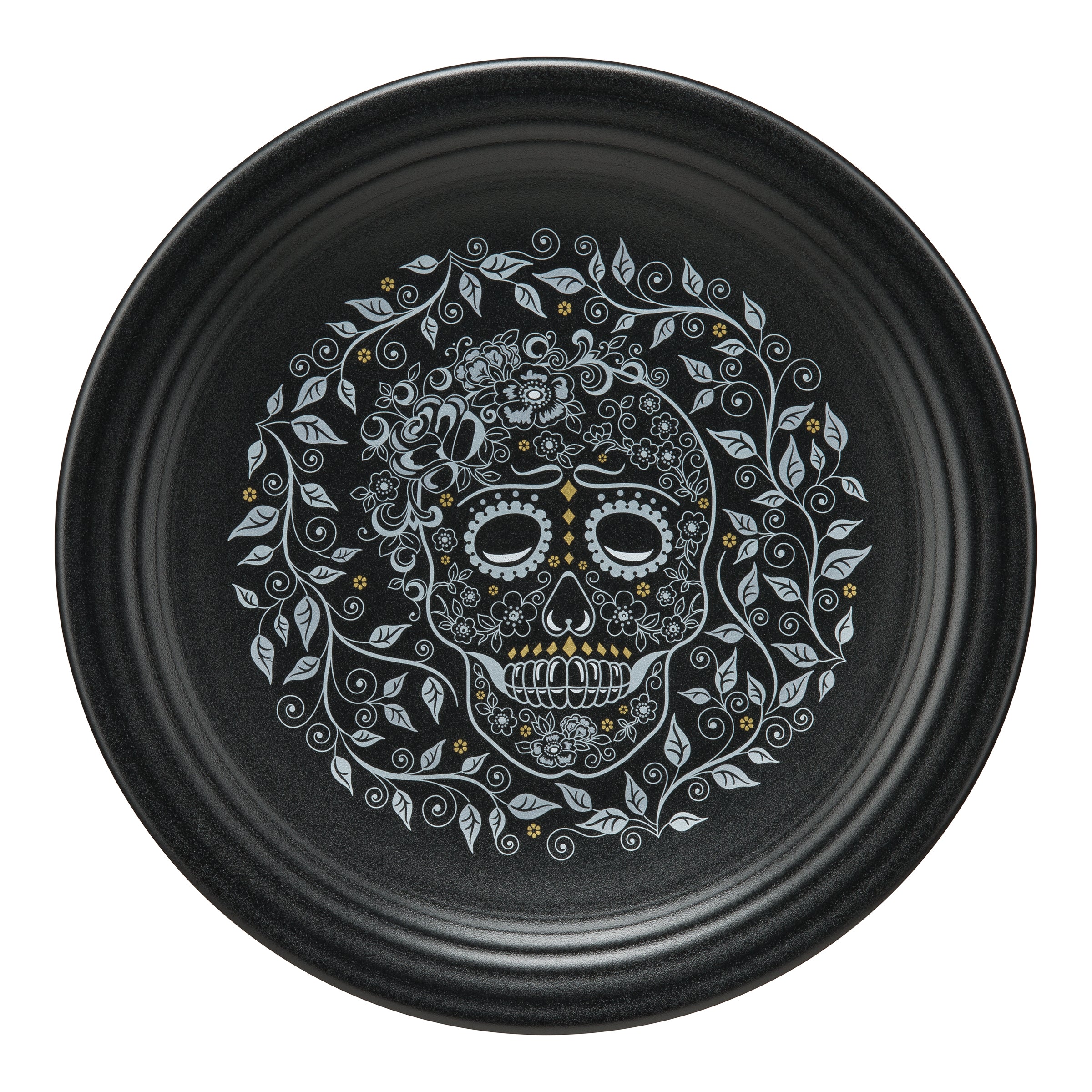 Plate 9.0" Dia. Skull And Vine