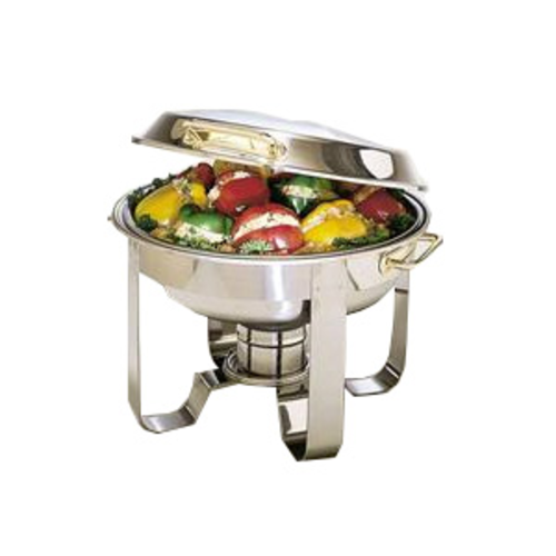 6 qt. Round Stainless Steel Deluxe Chafer