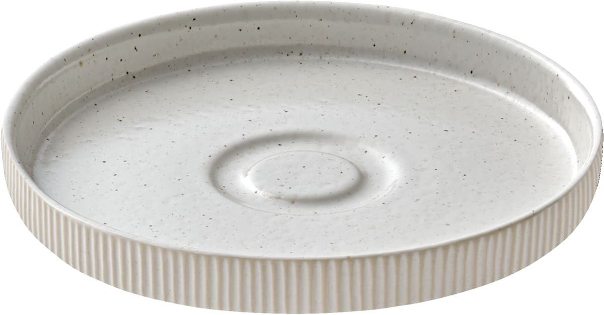 Nara Saucer, 5-7/8", White