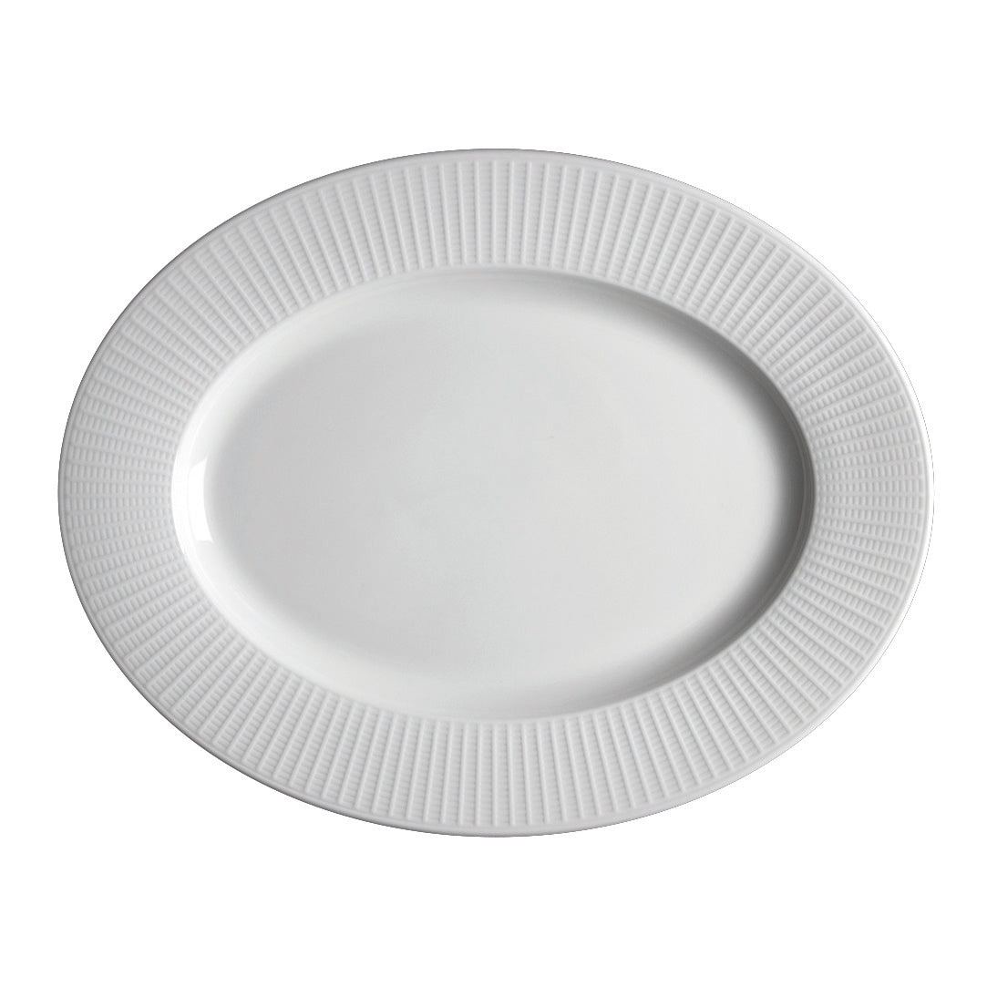Oval Plate L 13.0" W 10.25" Willow