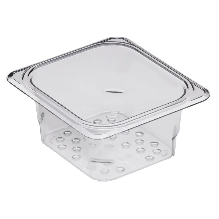 Food Pan Colander, 6-3/8" x 6-15/16" x 3" deep