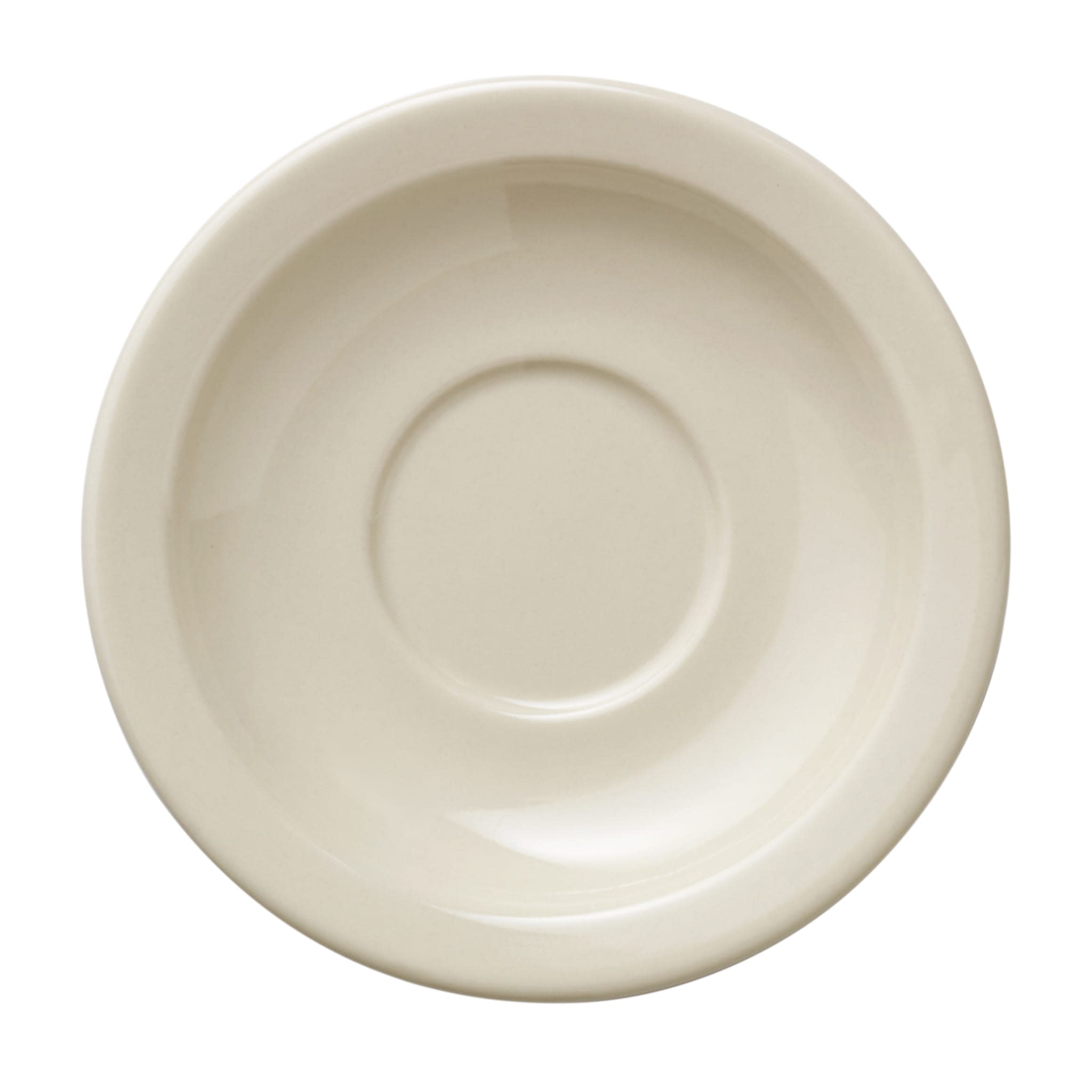 Porcelana 5-1/2" Saucer, Cream White