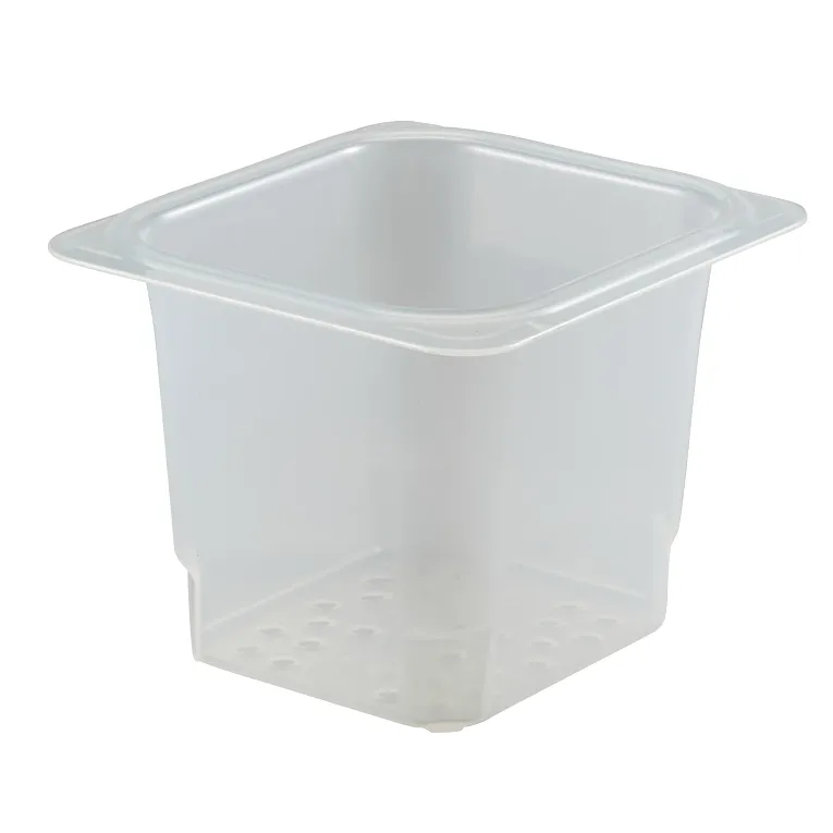 Food Pan Colander, 6-3/8" x 6-15/16" x 5" deep