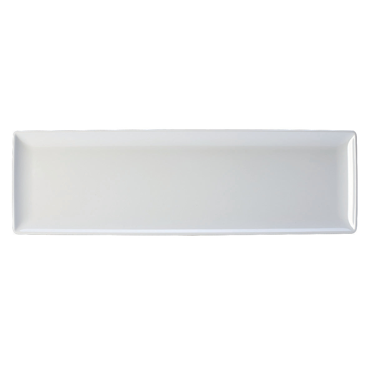 2/4 Rectangle Platter 6.375" Dia. White