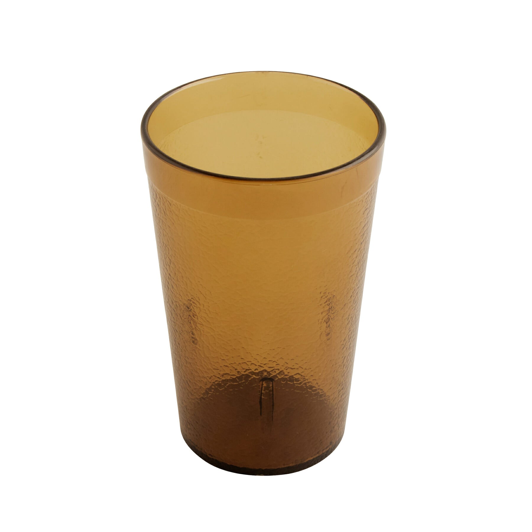 5 oz. Stackable Textured Plastic Tumbler, Amber