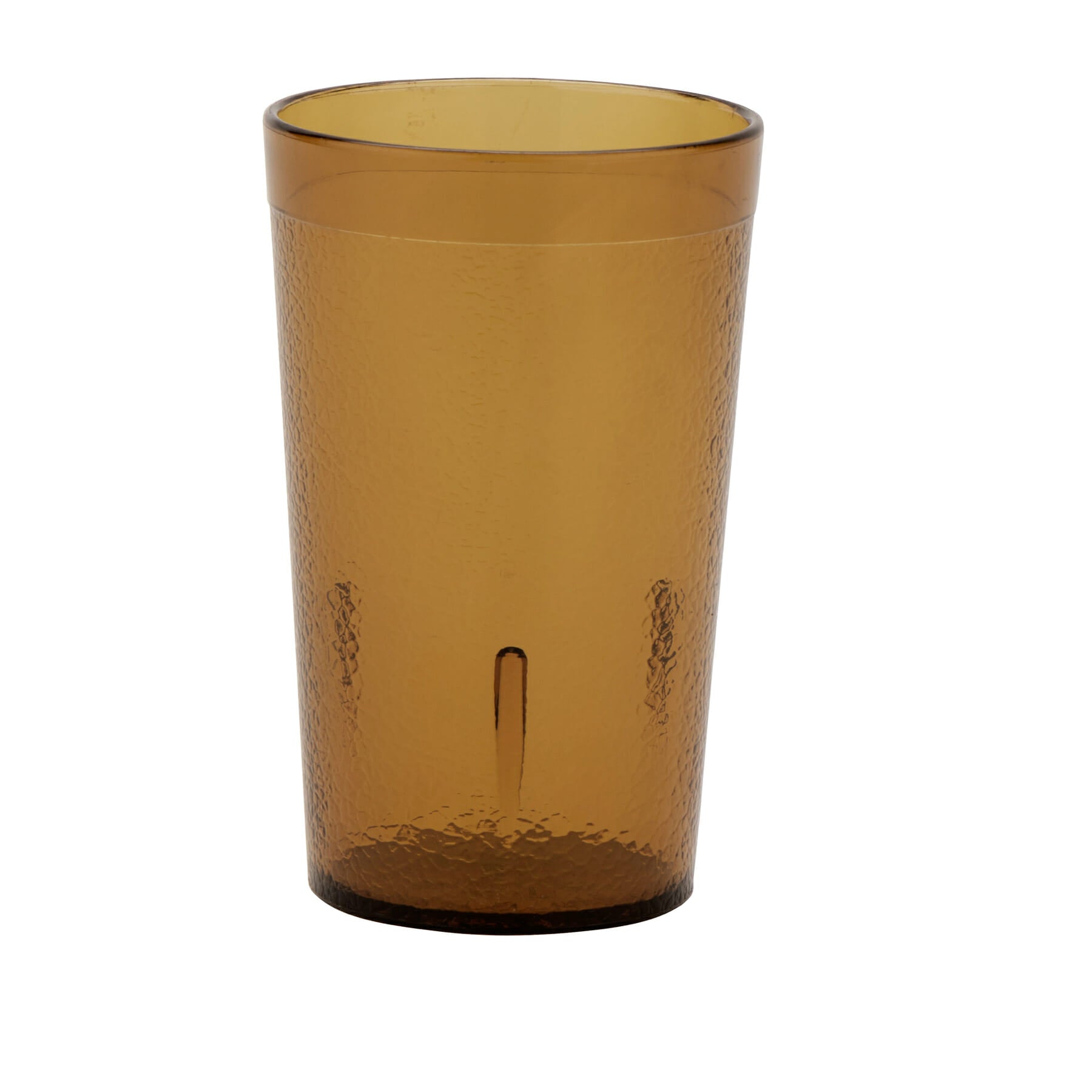 5 oz. Stackable Textured Plastic Tumbler, Amber
