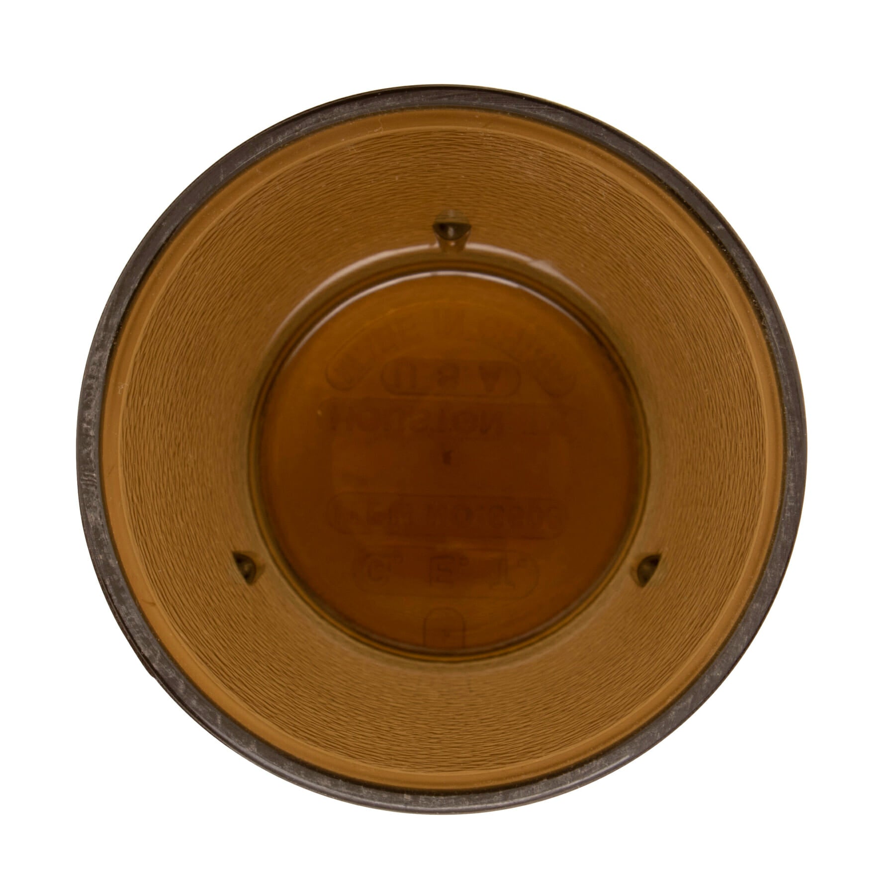 8 oz. Stackable Textured Plastic Tumbler, Amber