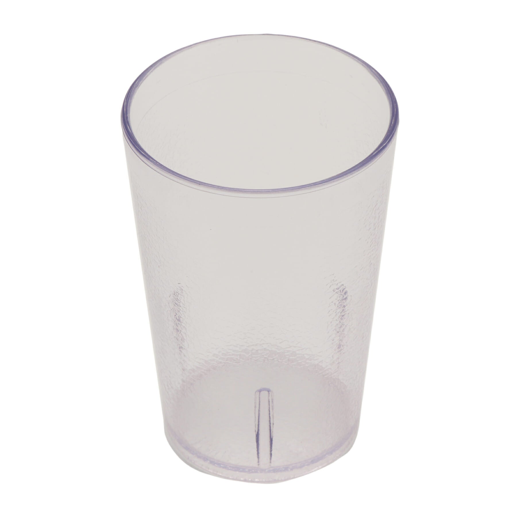 8 oz. Stackable Textured Plastic Tumbler, Clear