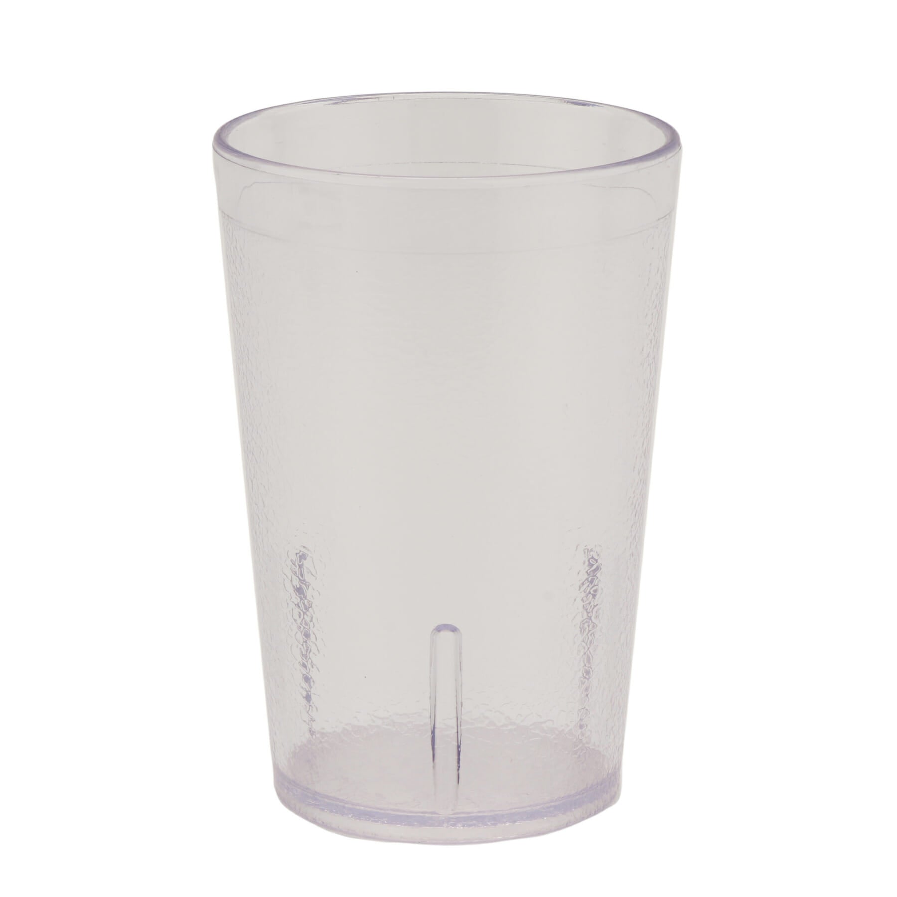 8 oz. Stackable Textured Plastic Tumbler, Clear