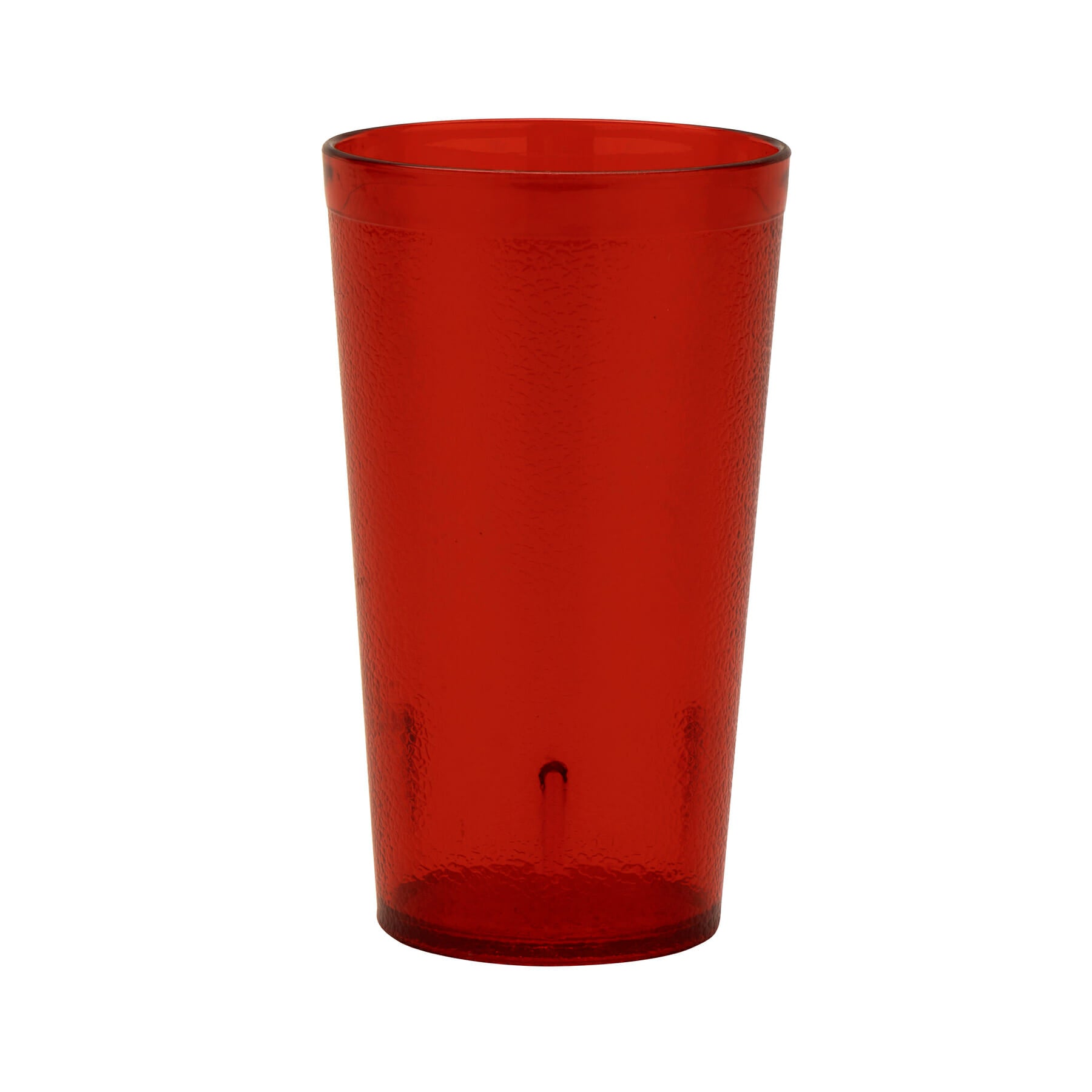 8 oz. Stackable Textured Plastic Tumbler, Red