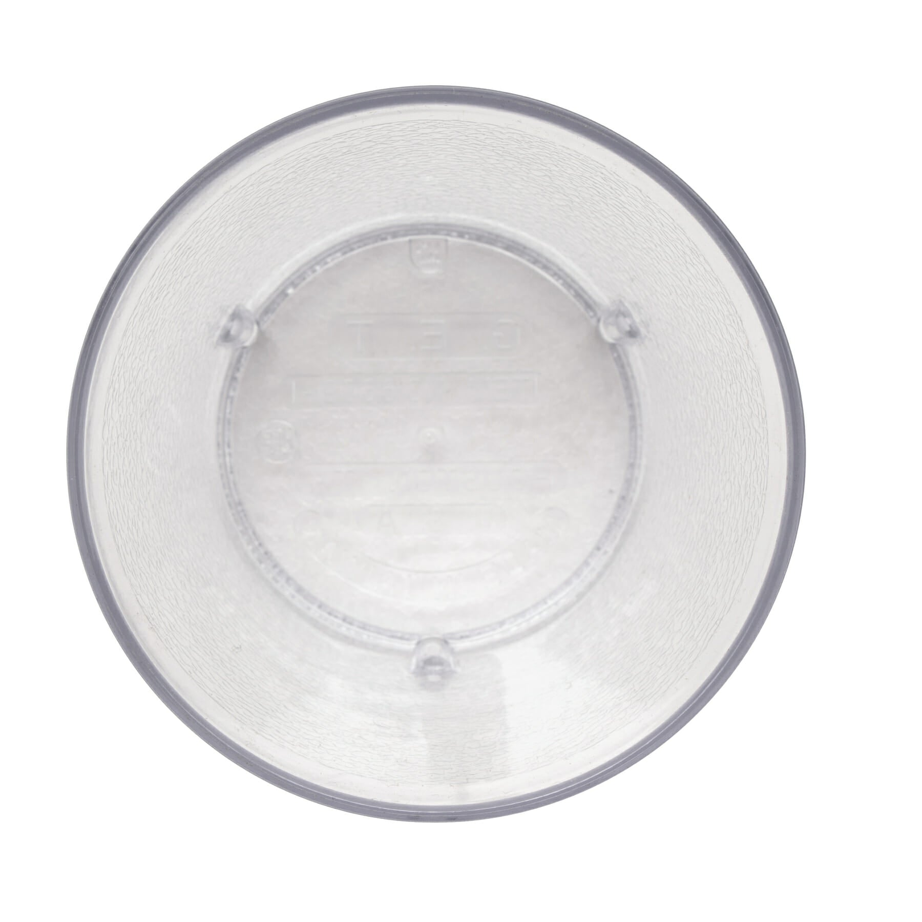 9 oz. Stackable Textured Plastic Tumbler, Clear