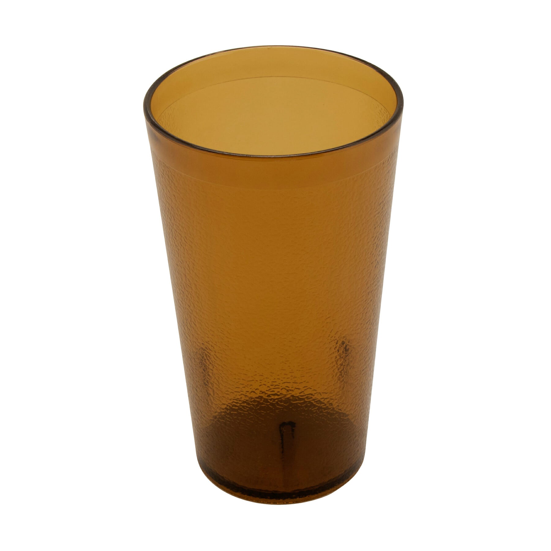 12 oz. Stackable Textured Plastic Tumbler, Amber
