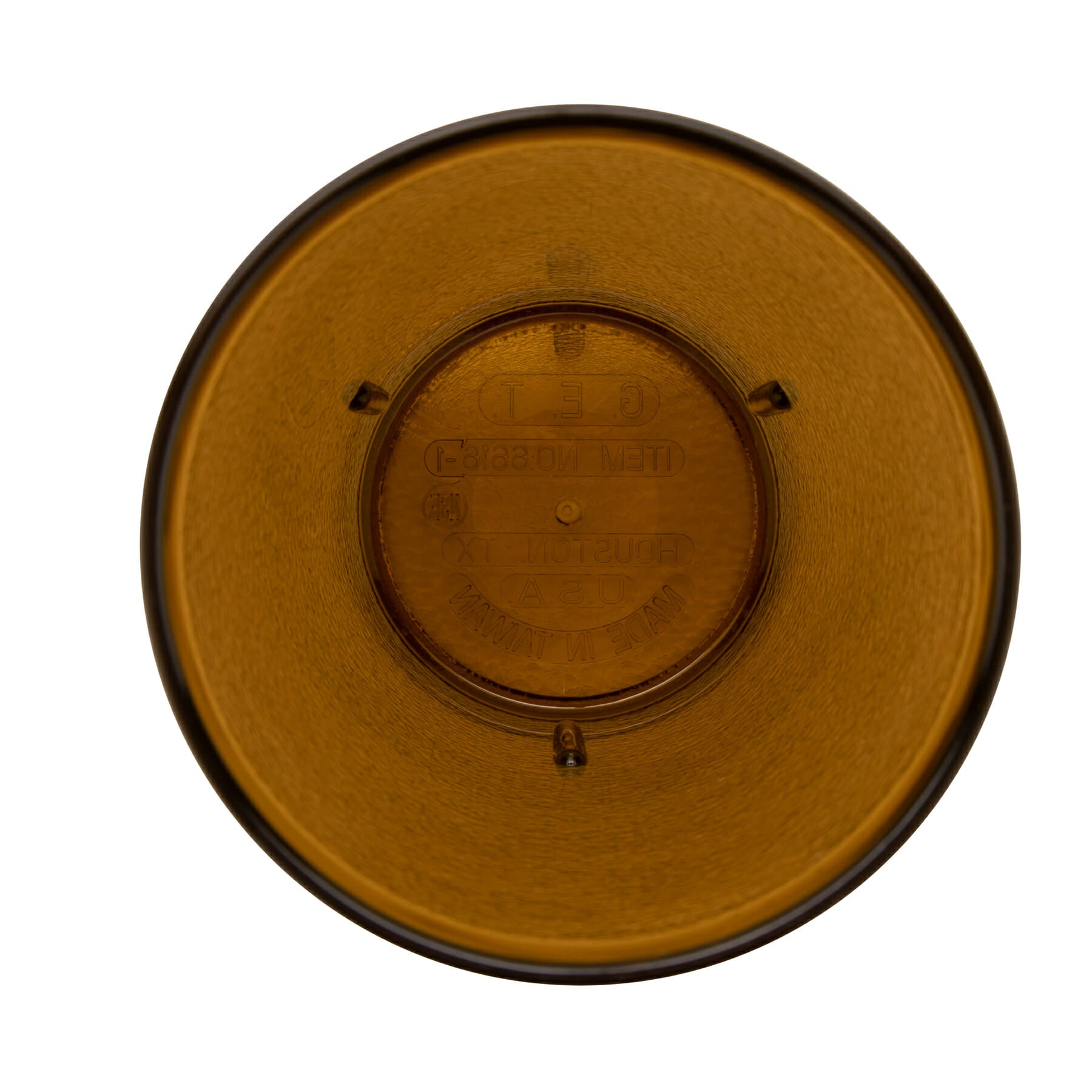 16 oz. Stackable Textured Plastic Tumbler, Amber