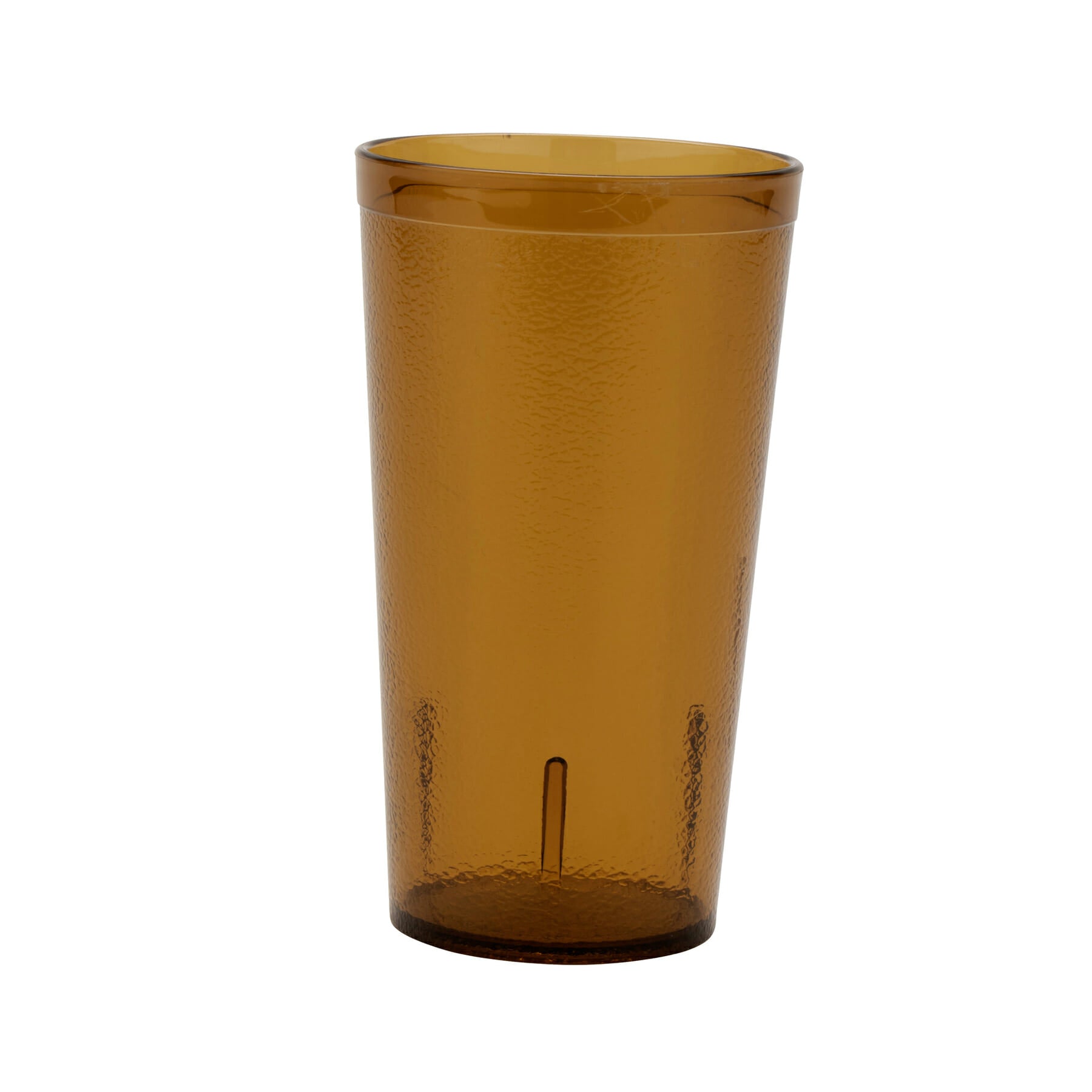 16 oz. Stackable Textured Plastic Tumbler, Amber