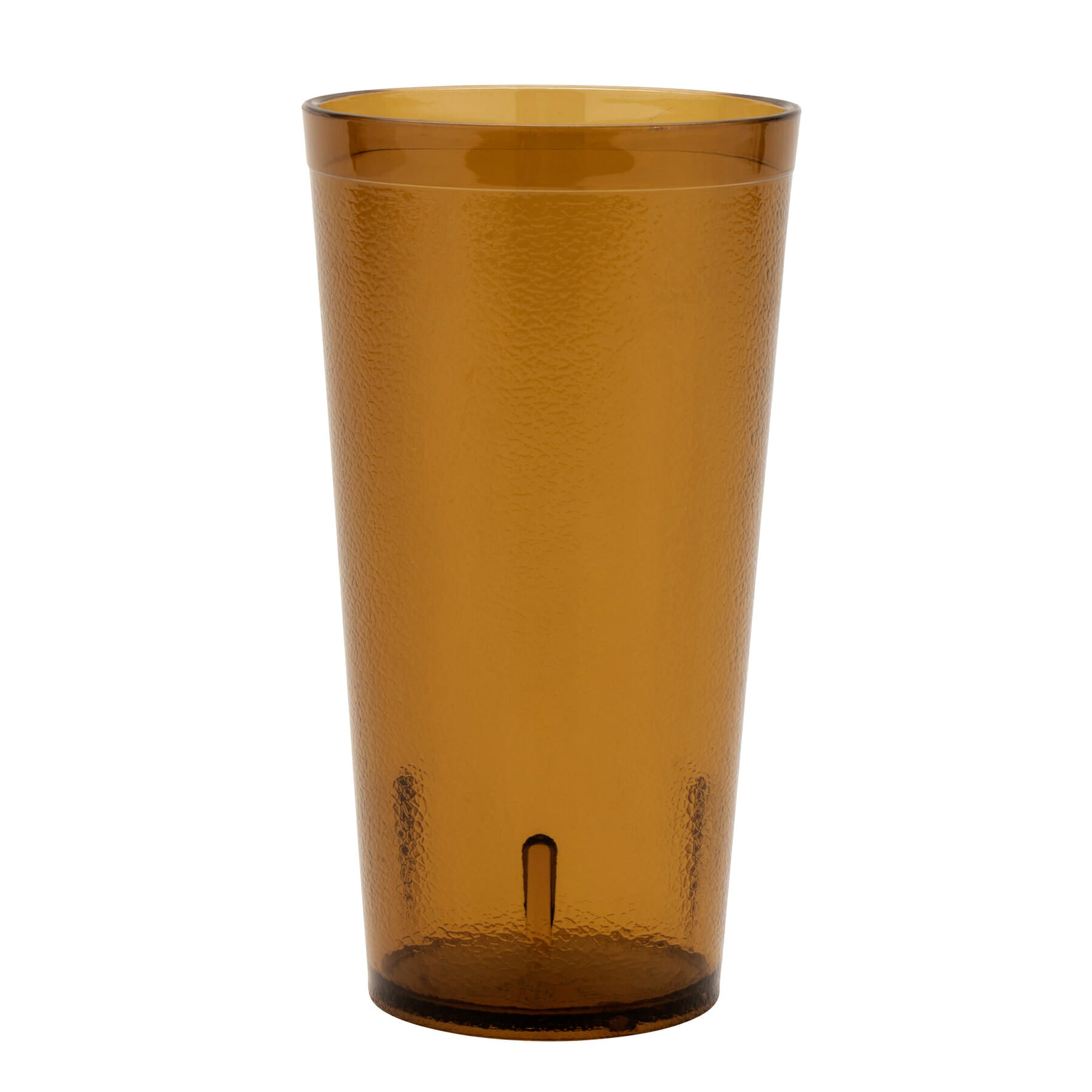 20 oz. Stackable Textured Plastic Tumbler, Amber