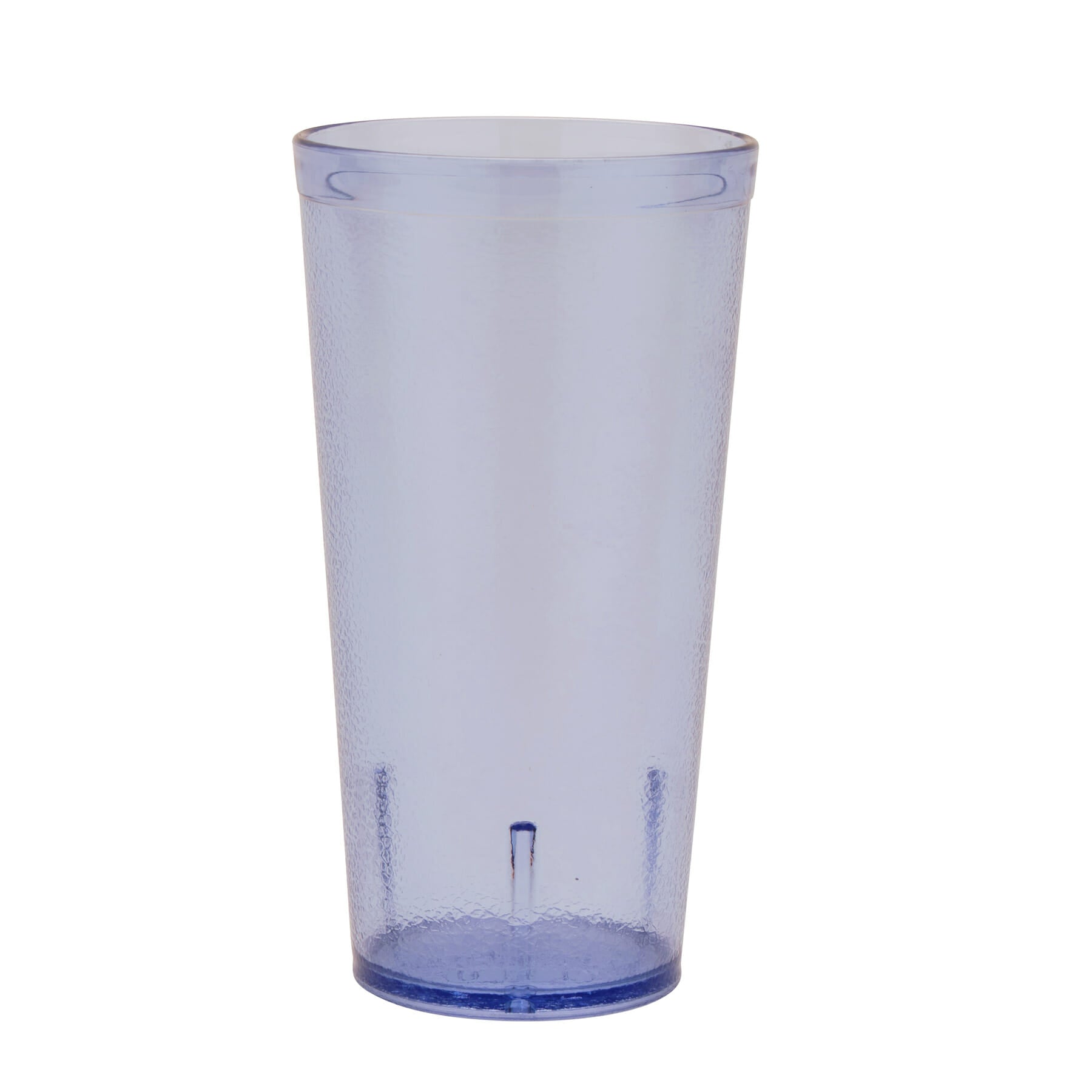 20 oz. Stackable Textured Plastic Tumbler, Blue
