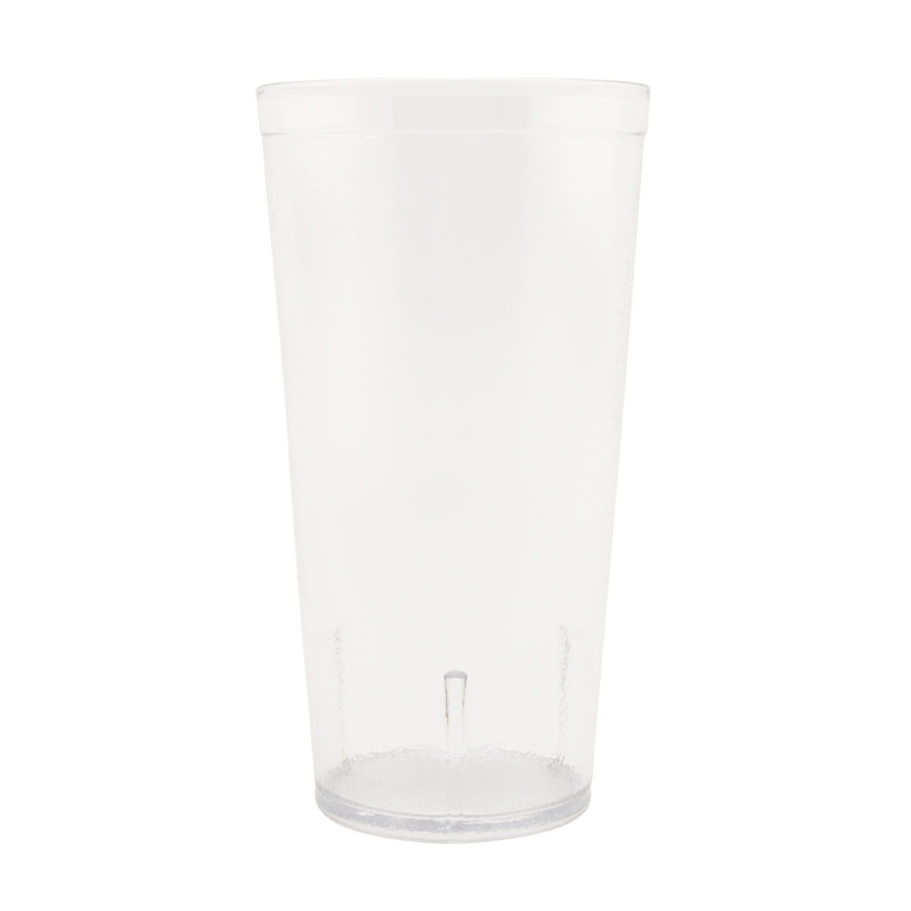 20 oz. Stackable Textured Plastic Tumbler, Clear