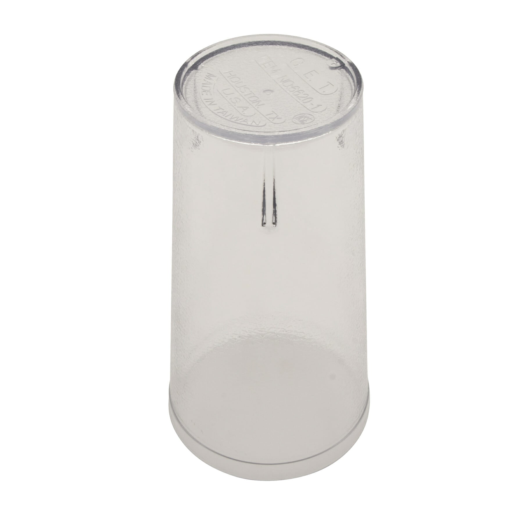 20 oz. Stackable Textured Plastic Tumbler, Clear
