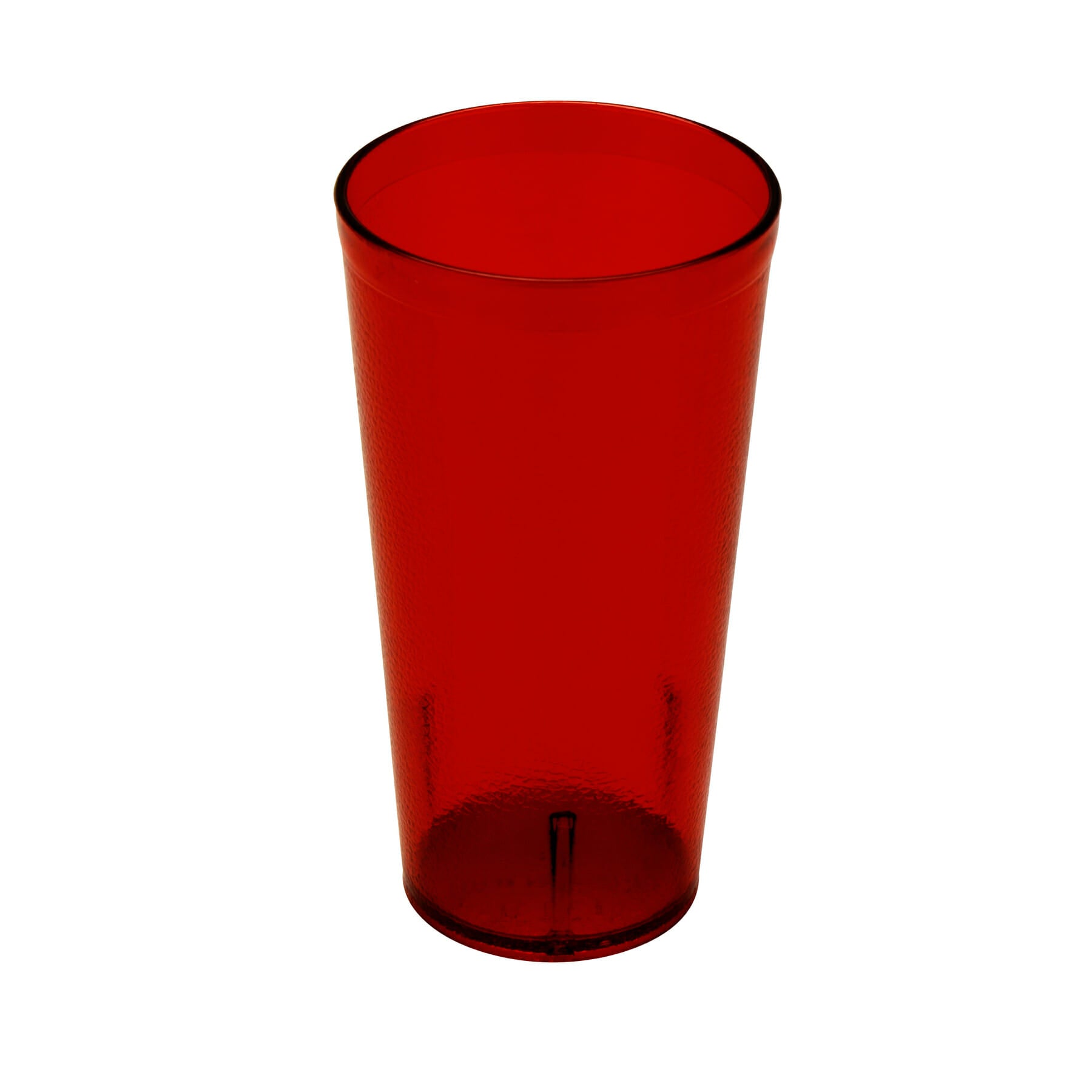 20 oz. Stackable Textured Plastic Tumbler, Red