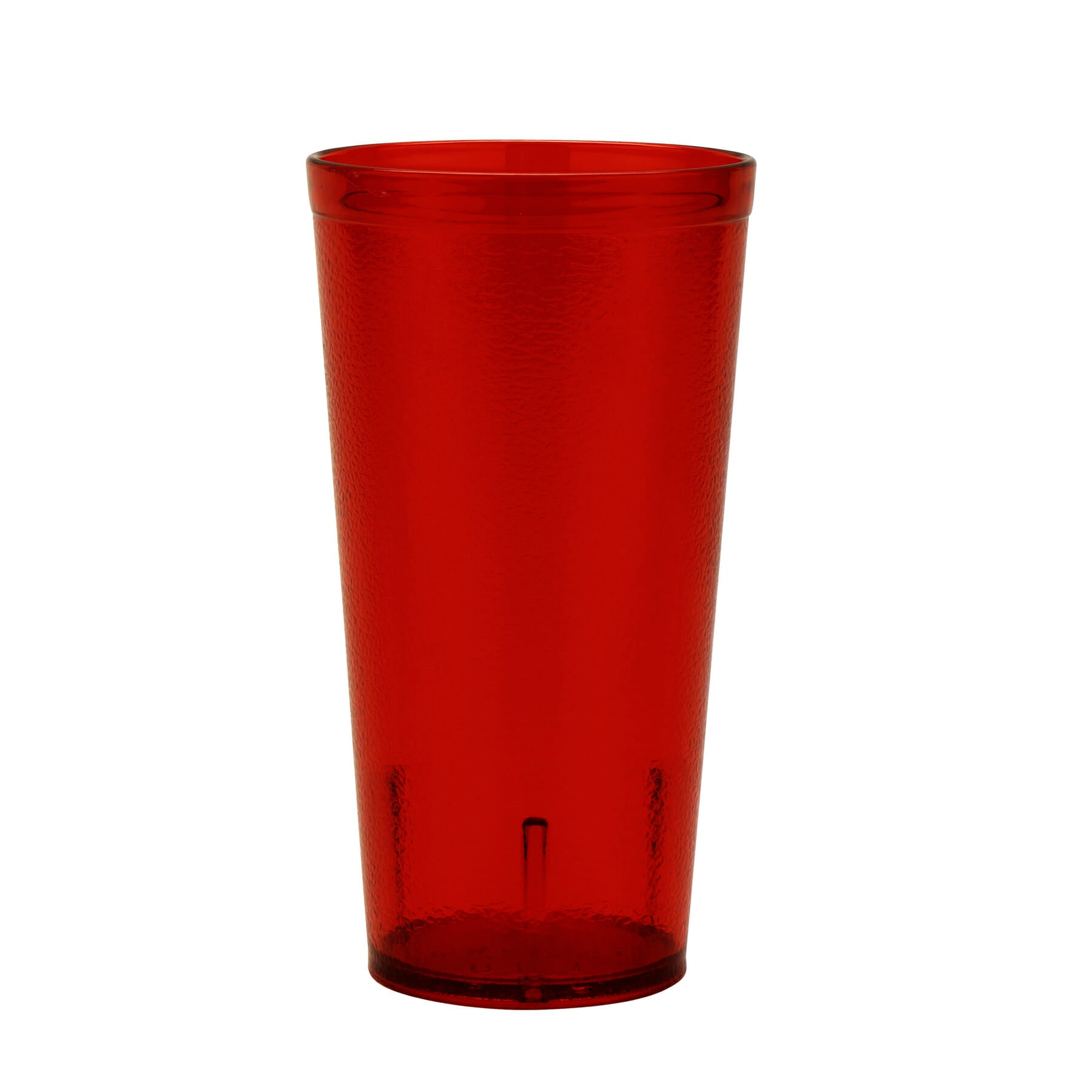 20 oz. Stackable Textured Plastic Tumbler, Red