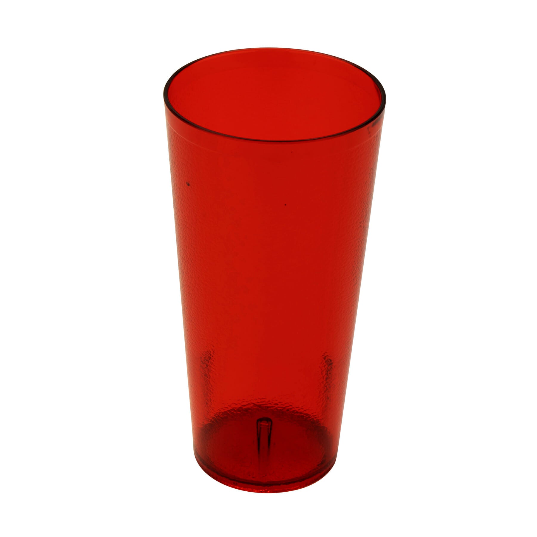 24 oz. Stackable Textured Plastic Tumbler, Red