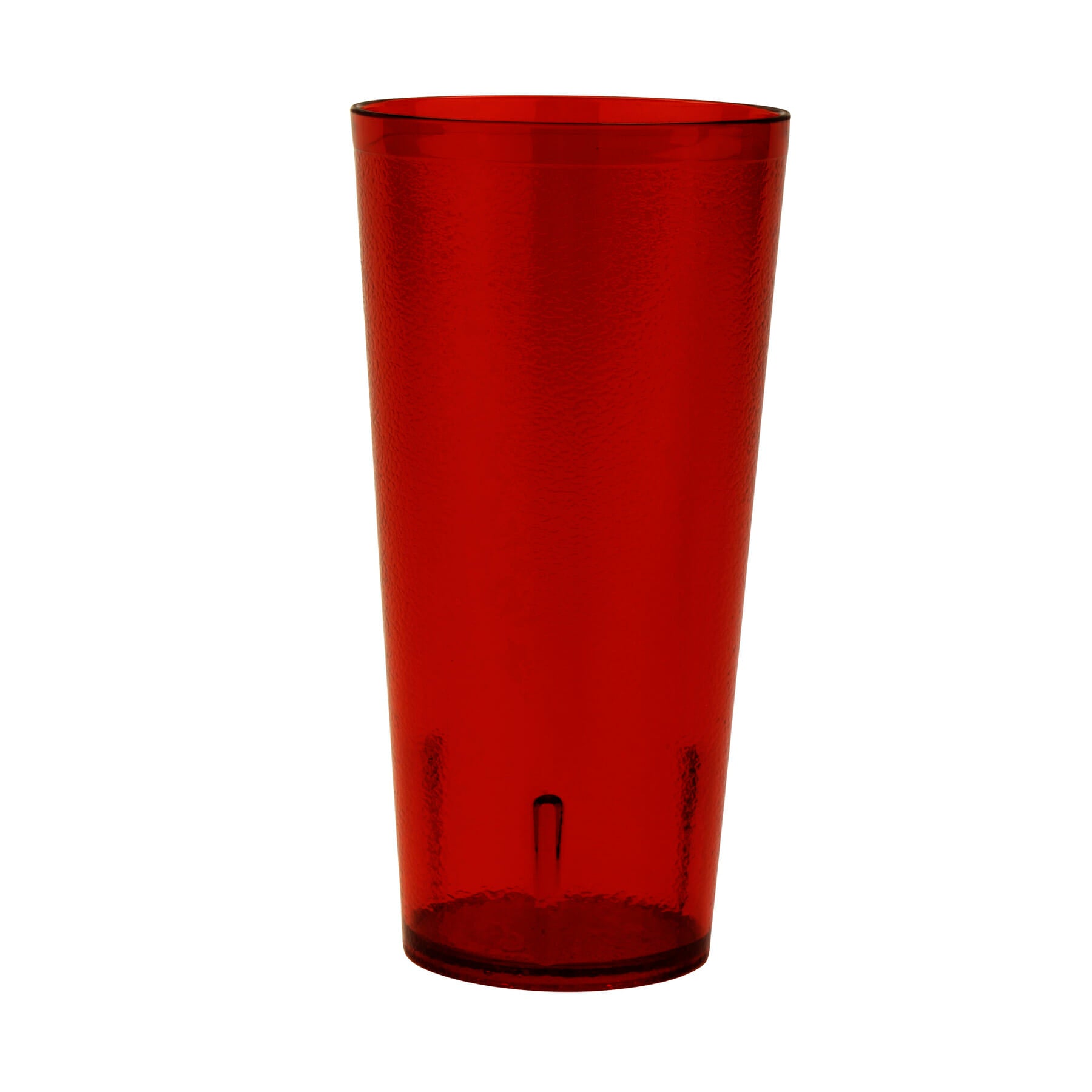 24 oz. Stackable Textured Plastic Tumbler, Red
