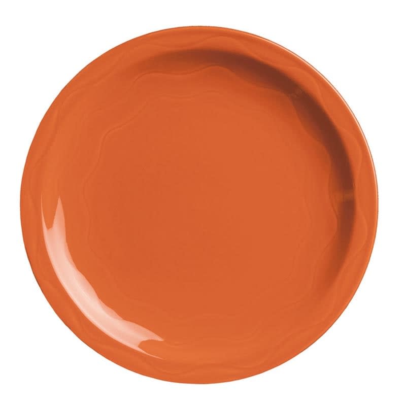 Cantina 11-1/4 in. Cayenne Plate Carved Pattern