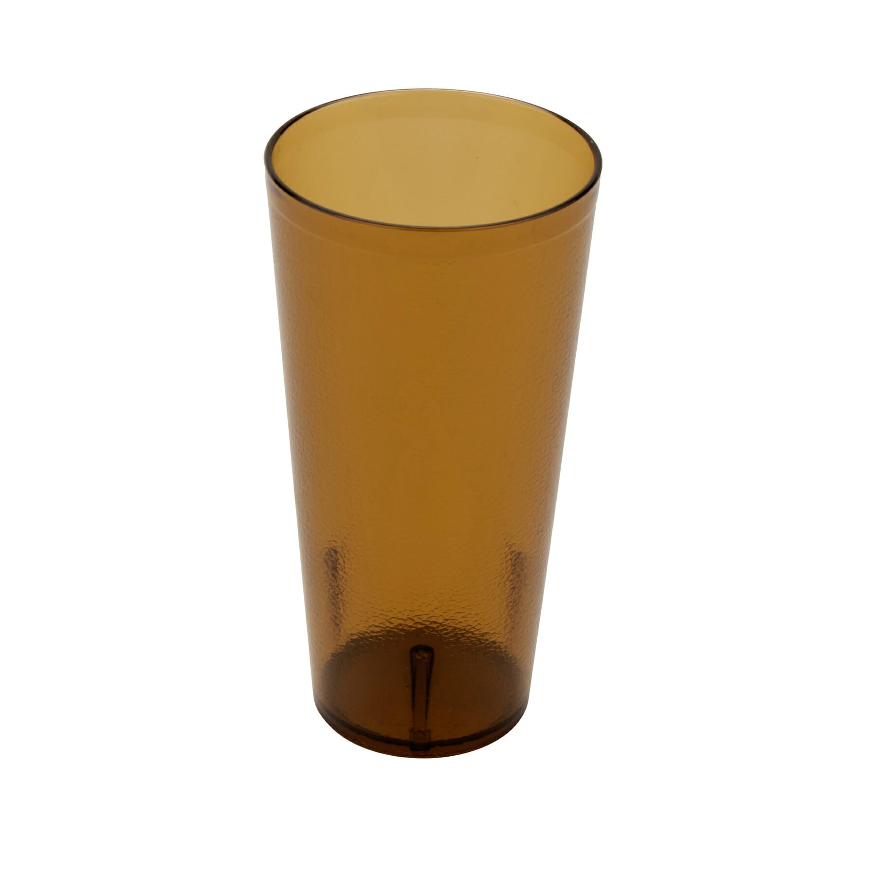 32 oz. Stackable Textured Plastic Tumbler, Amber