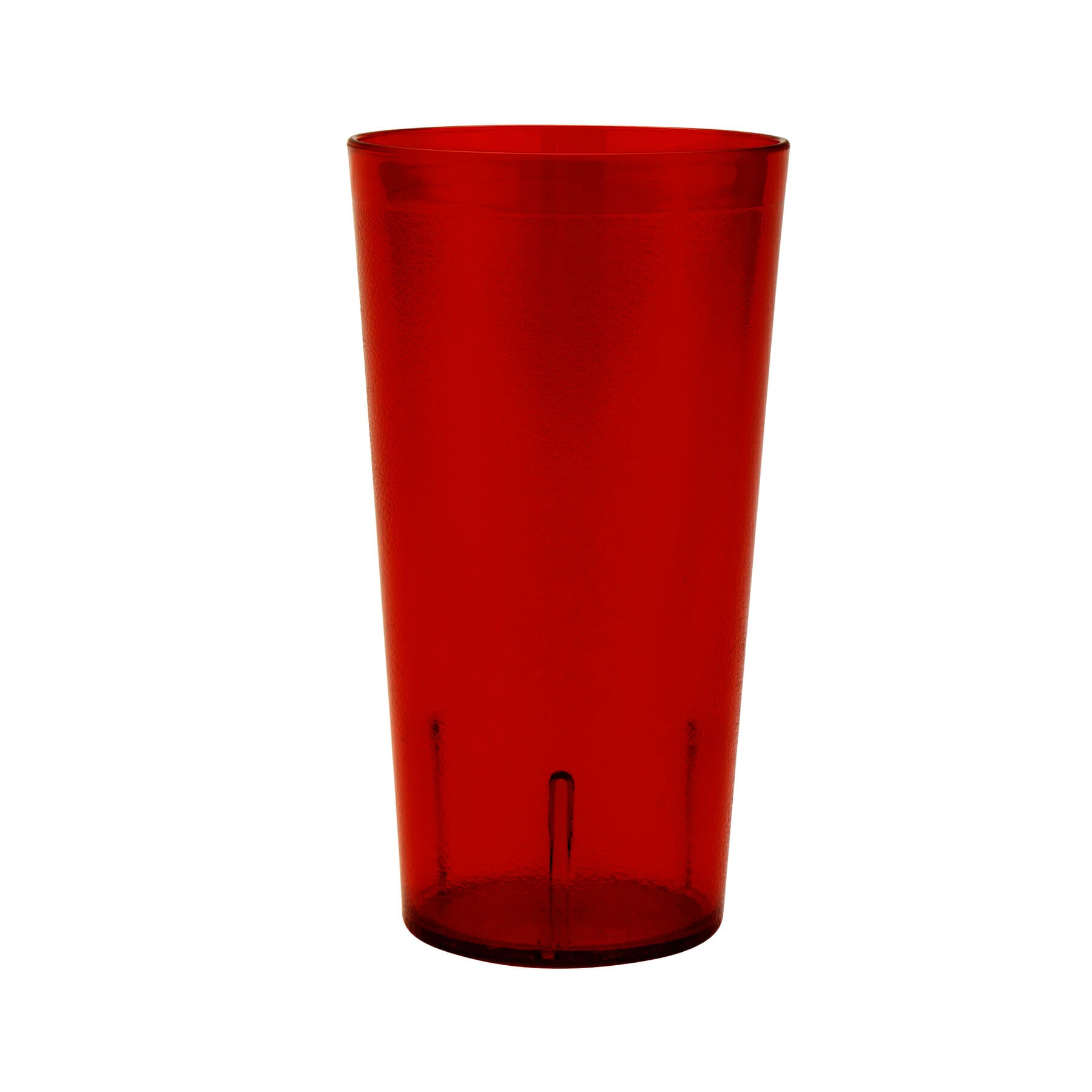 32 oz. Stackable Textured Plastic Tumbler, Red