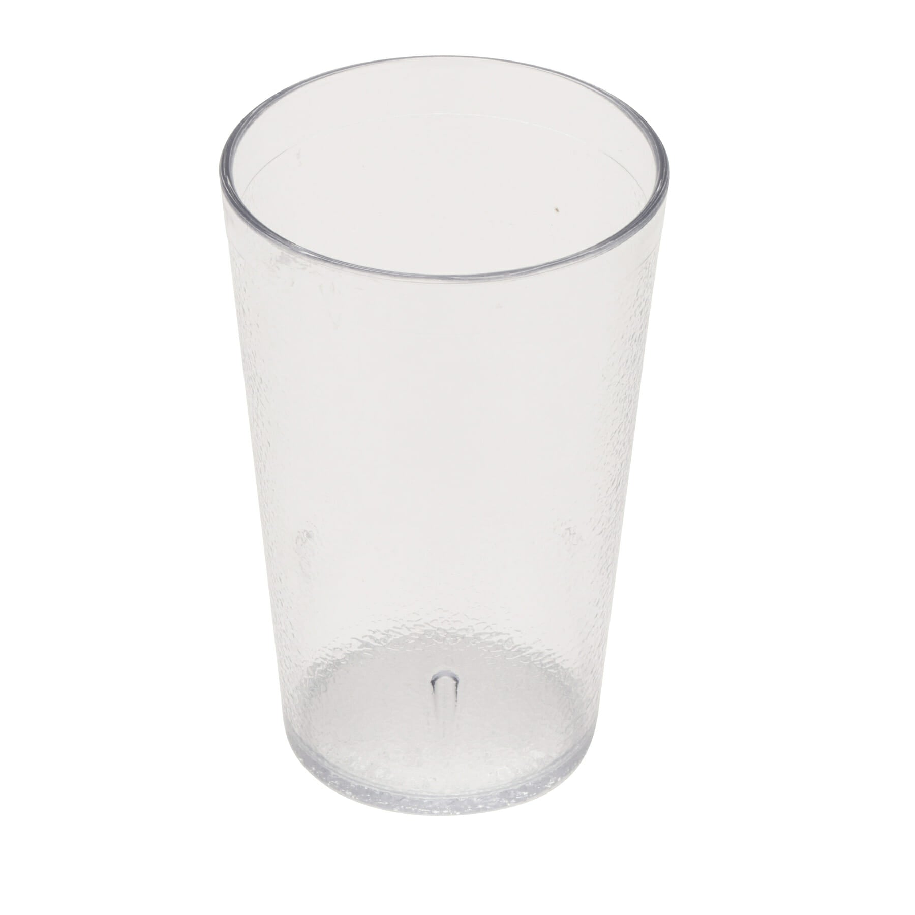 9-1/2 oz. Stackable Textured Plastic Tumbler, Clear