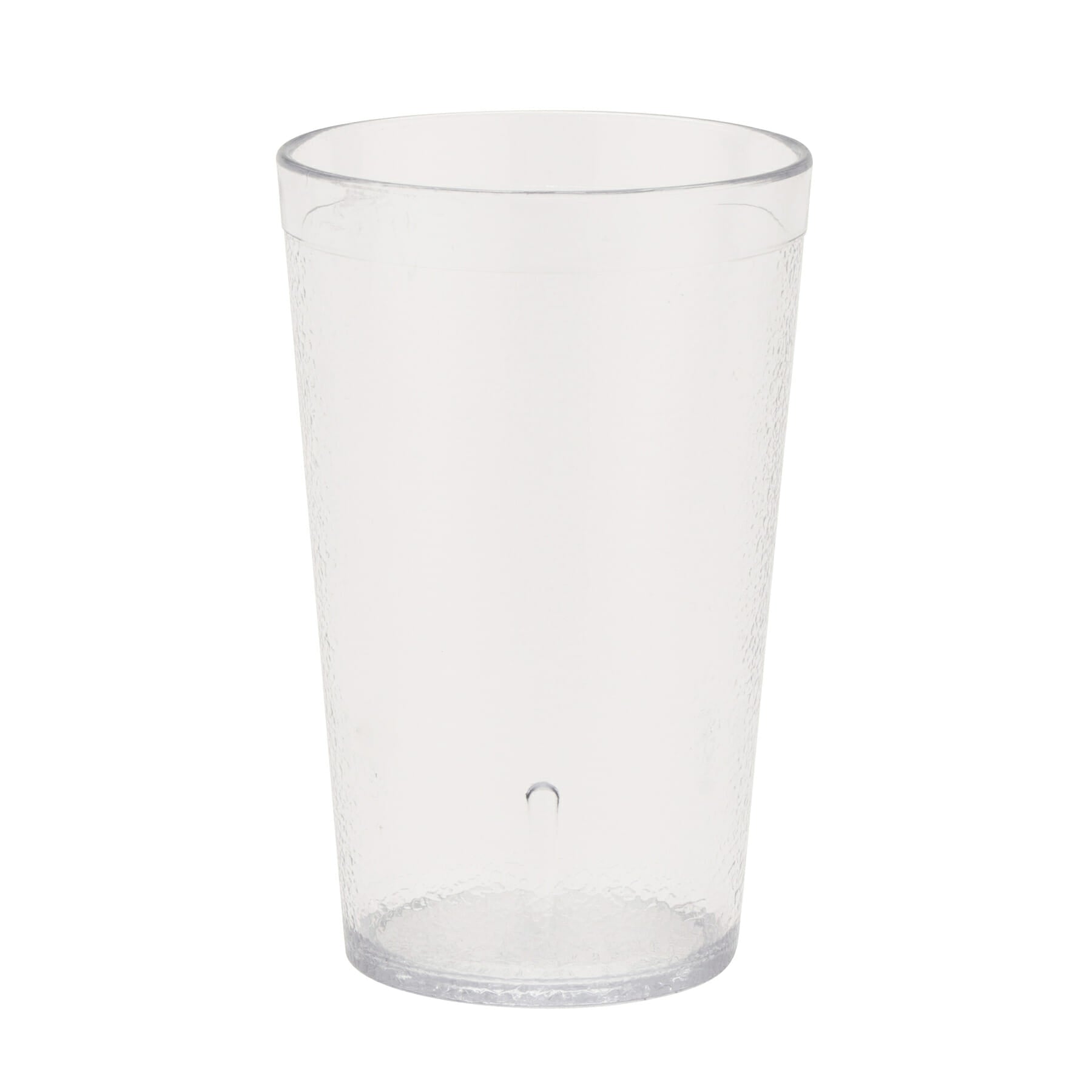 9-1/2 oz. Stackable Textured Plastic Tumbler, Clear