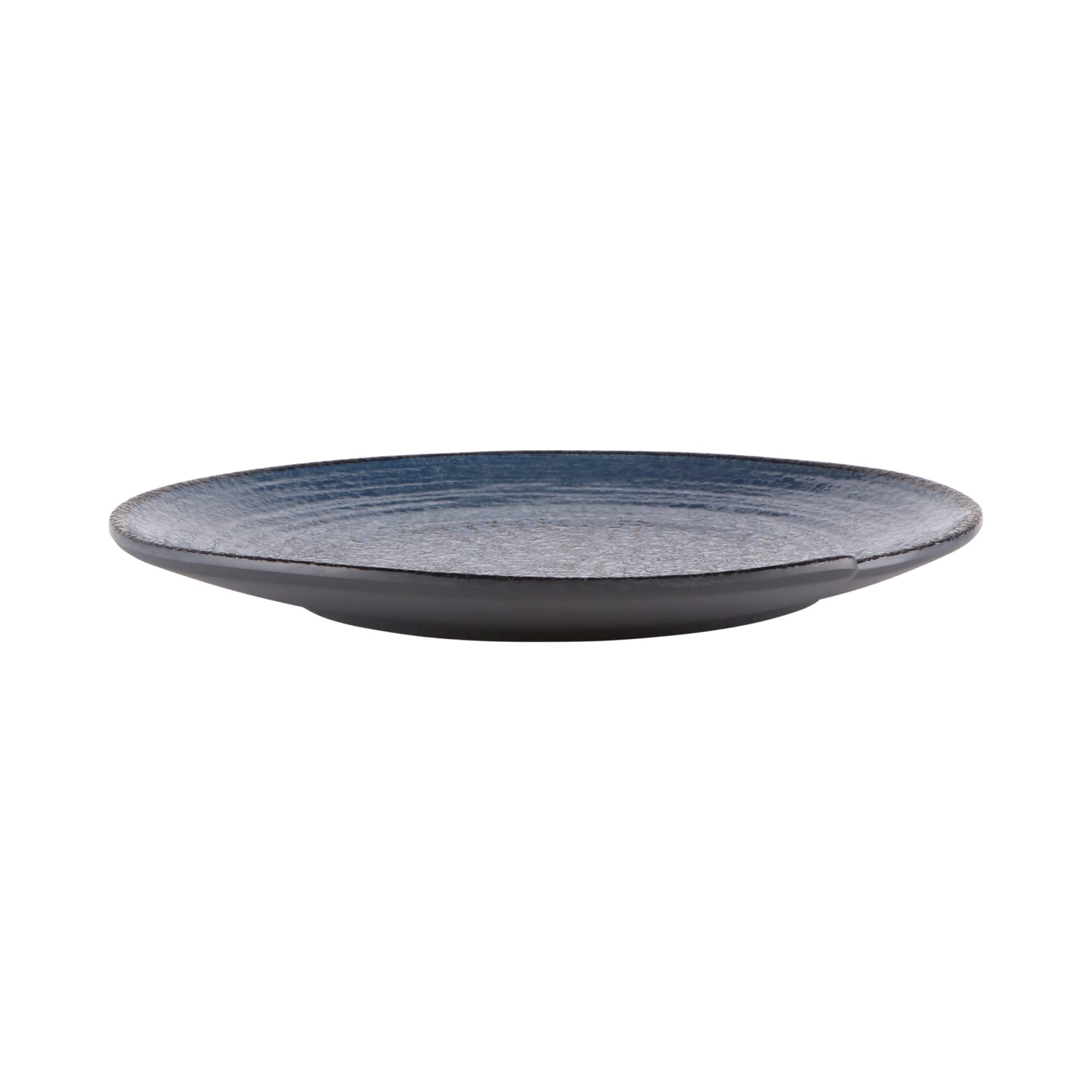 Elite Global Solutions Catalina 8-7/8" Irregular Round Melamine Plate, Dark Blue