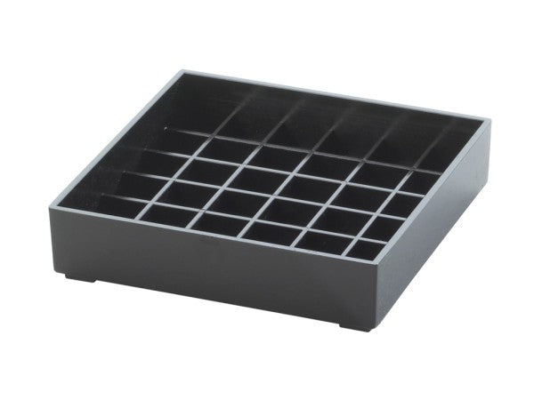 4" Square Classic Drip Tray Square, Black