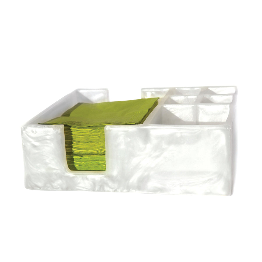Bar Napkin/Straw Holder L 10.25" W 6.5" Coffee Break