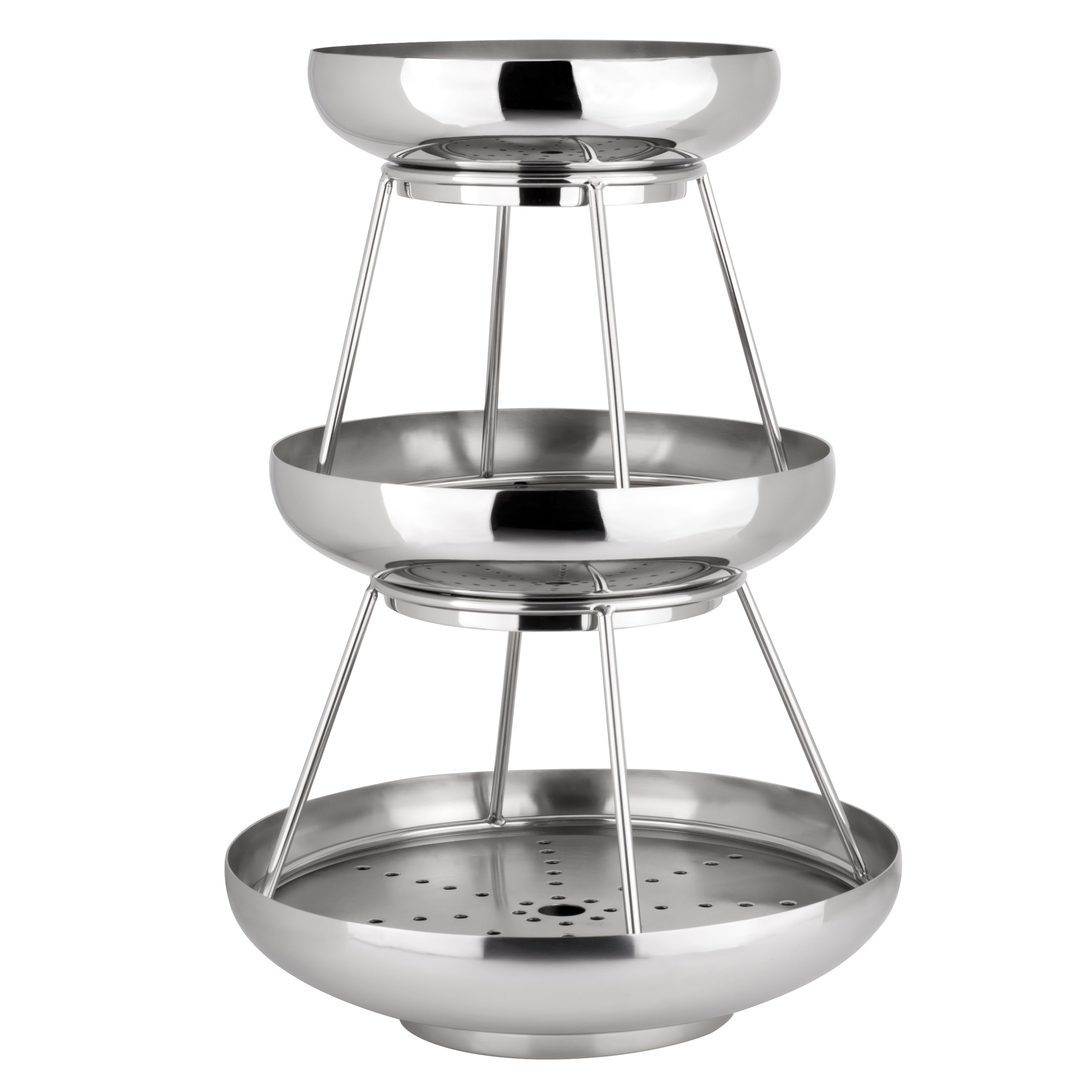 3-Tier Coupe Seafood Stand 11.625" Dia. Seafood Stand