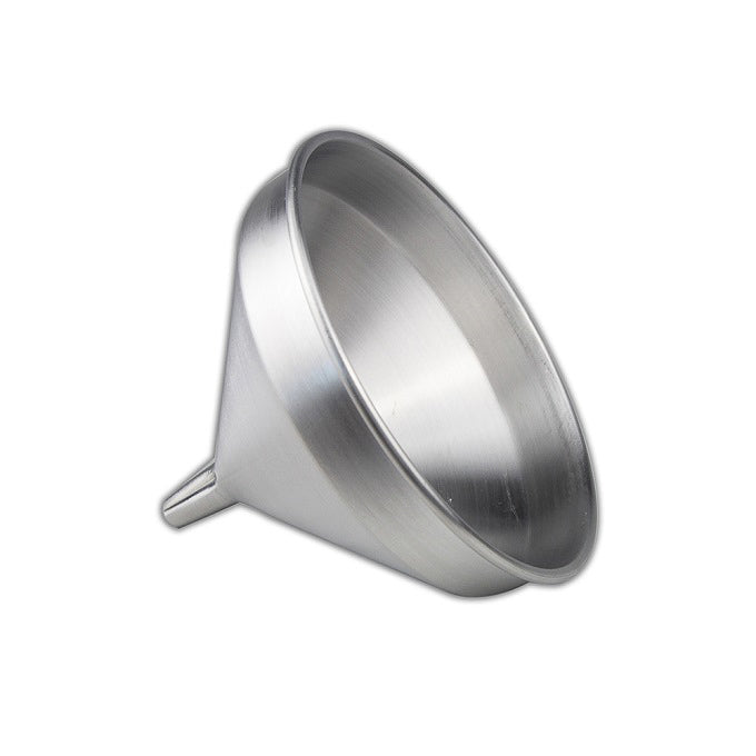 Strainer/Funnel, 1 qt. capacity, Aluminum