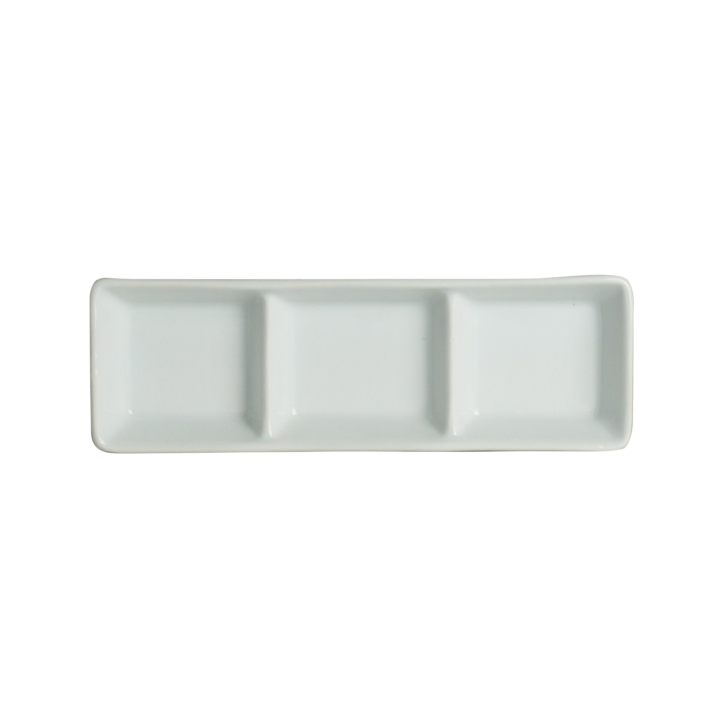 3 Compartment Dish L 7.25" W 2.375" (0.75 Oz) A La Carte